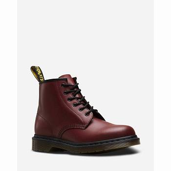 Dr Martens Férfi 101 Smooth Bőr Bokacsizma Bordó